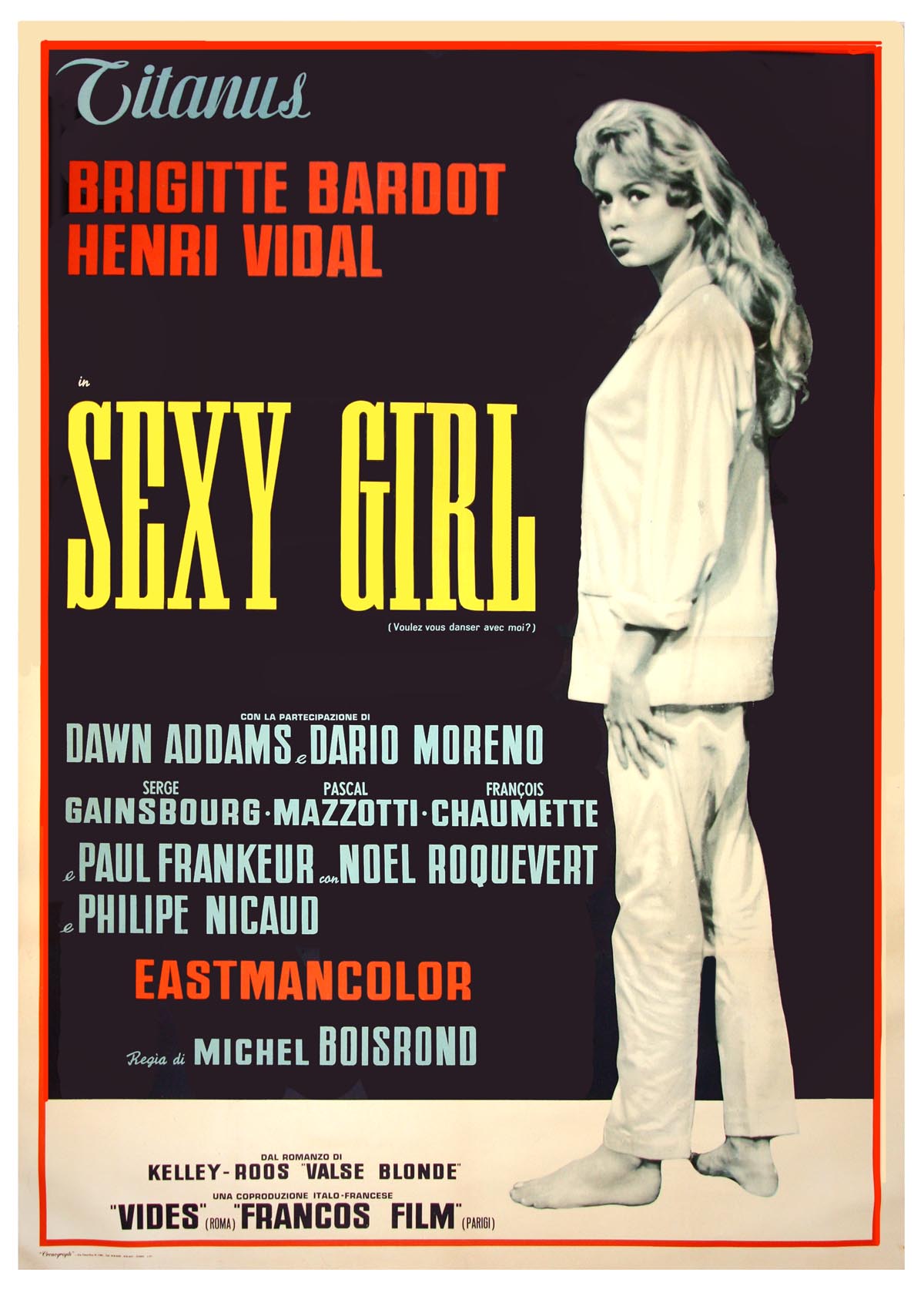 ¿Quiere usted bailar conmigo?, de Michel Boisrond (1959) *Sexy Girl se tituló en Italia.